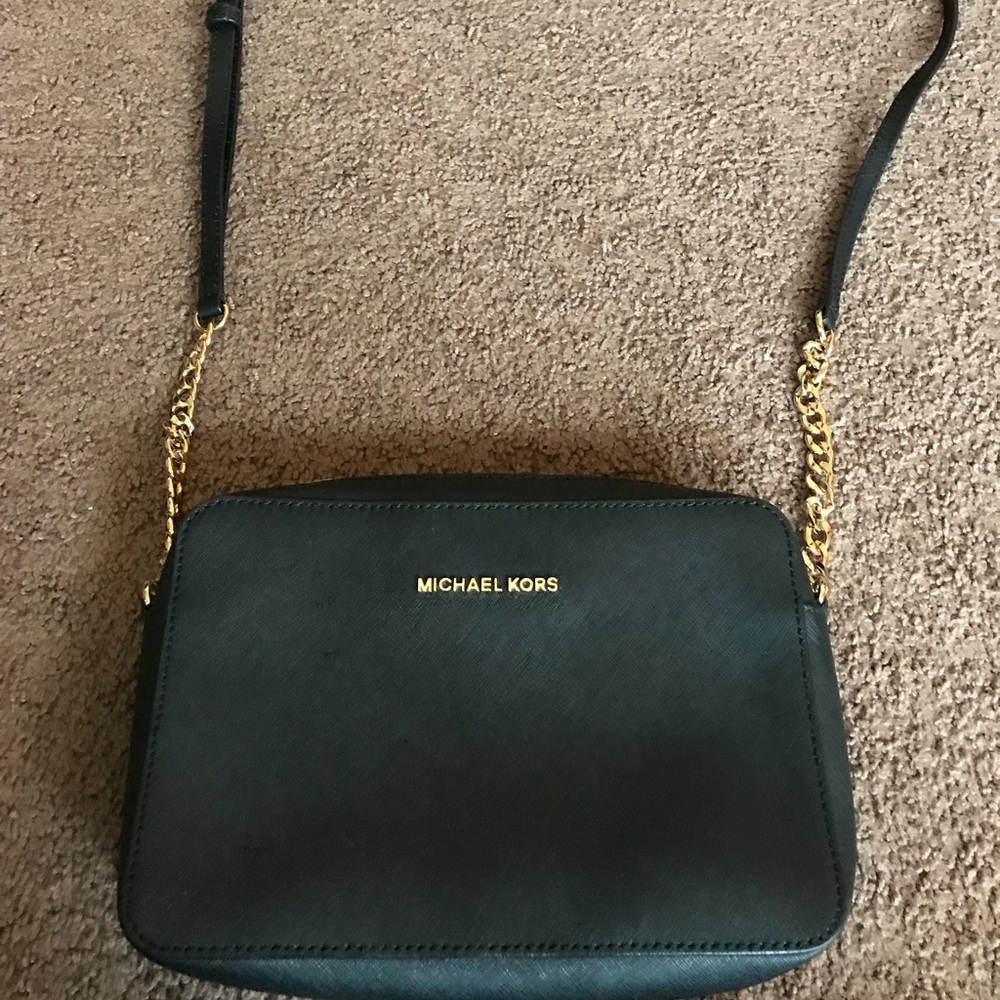 Michael Kors jet set large travel crossbody